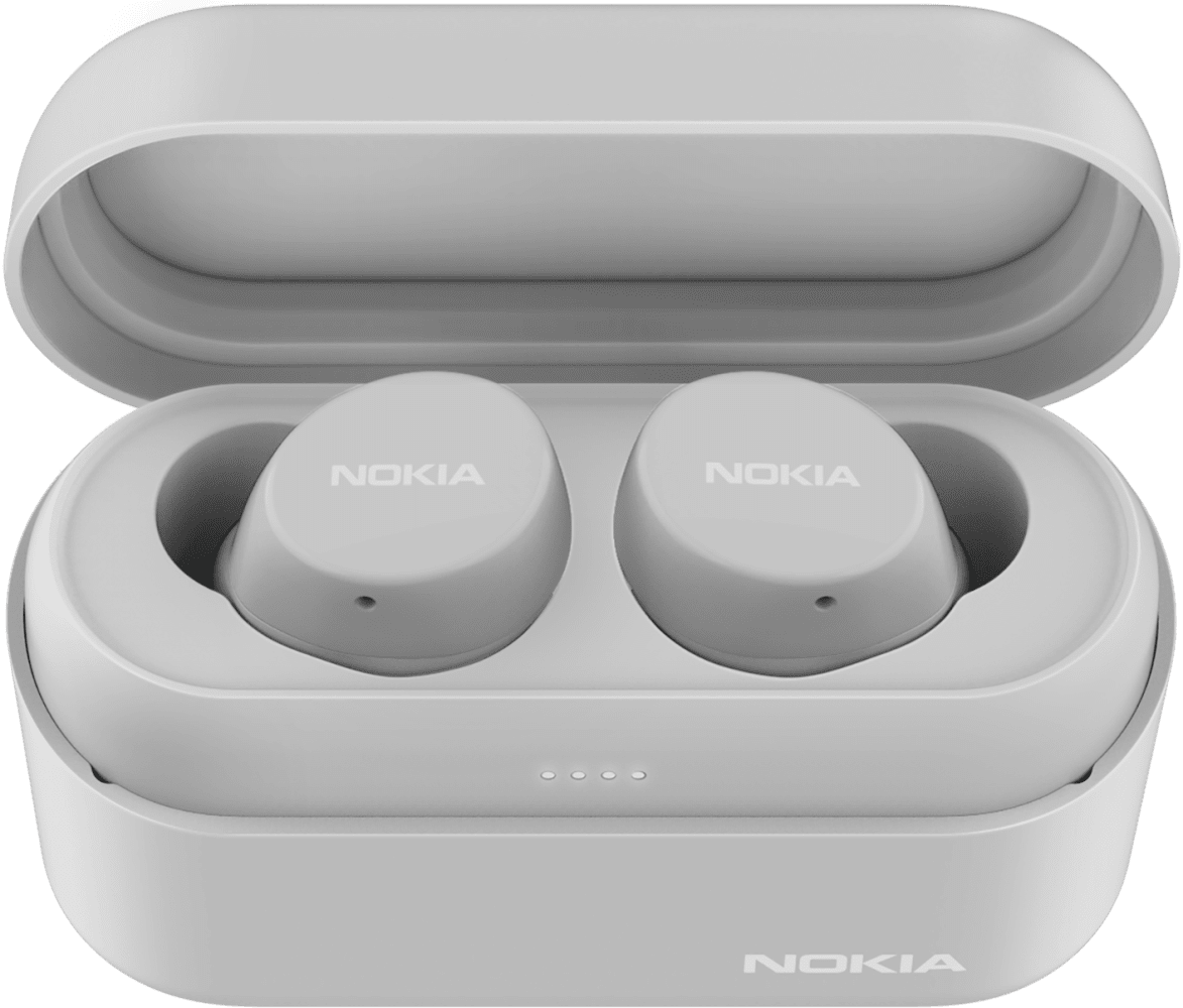 Enlarge Grey Nokia Power Earbuds from Front and Back