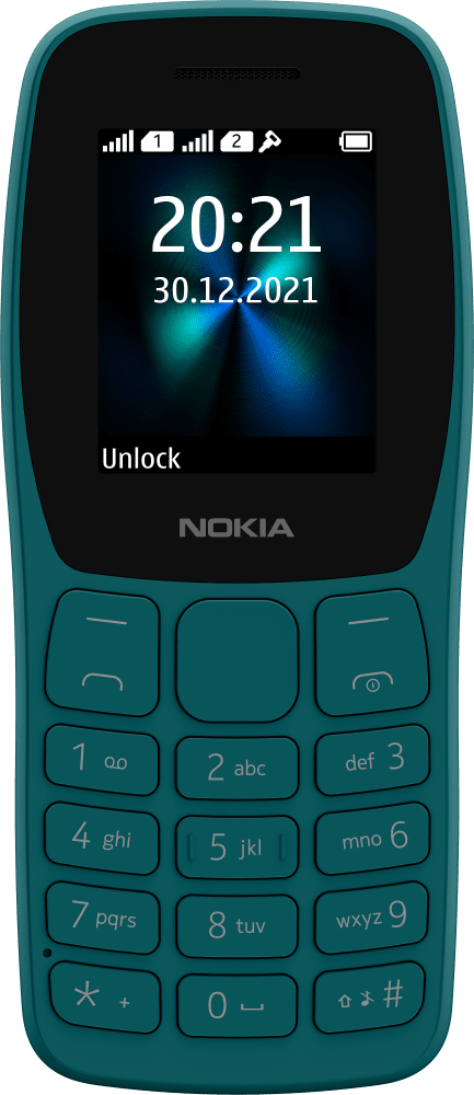 Enlarge Green Nokia 110 Africa Edition from Front