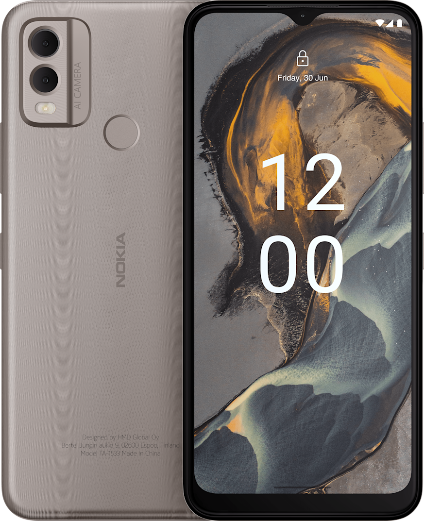 Nokia C22 с дълготрайна батерия и здрав корпус