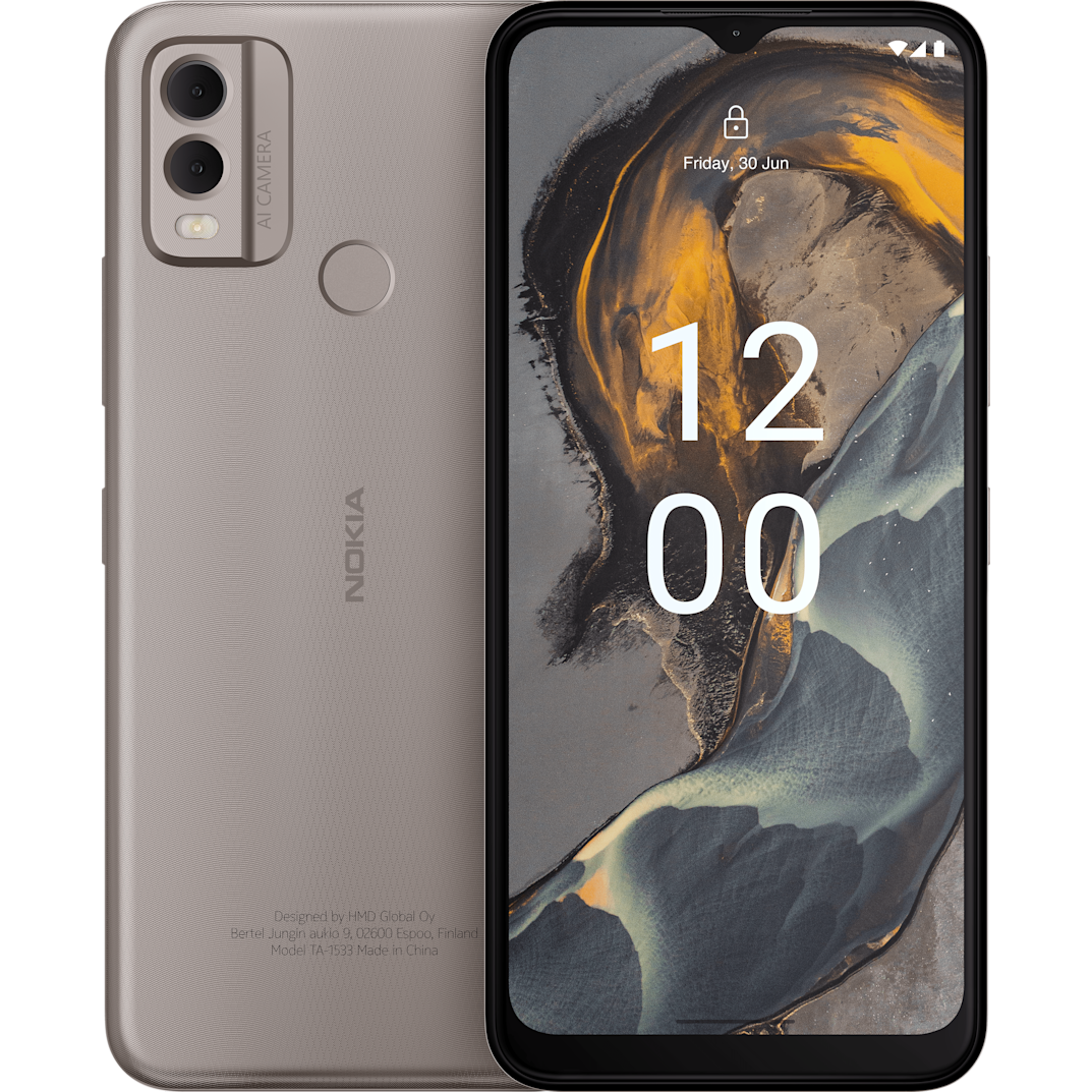 Nokia C22 с дълготрайна батерия и здрав корпус