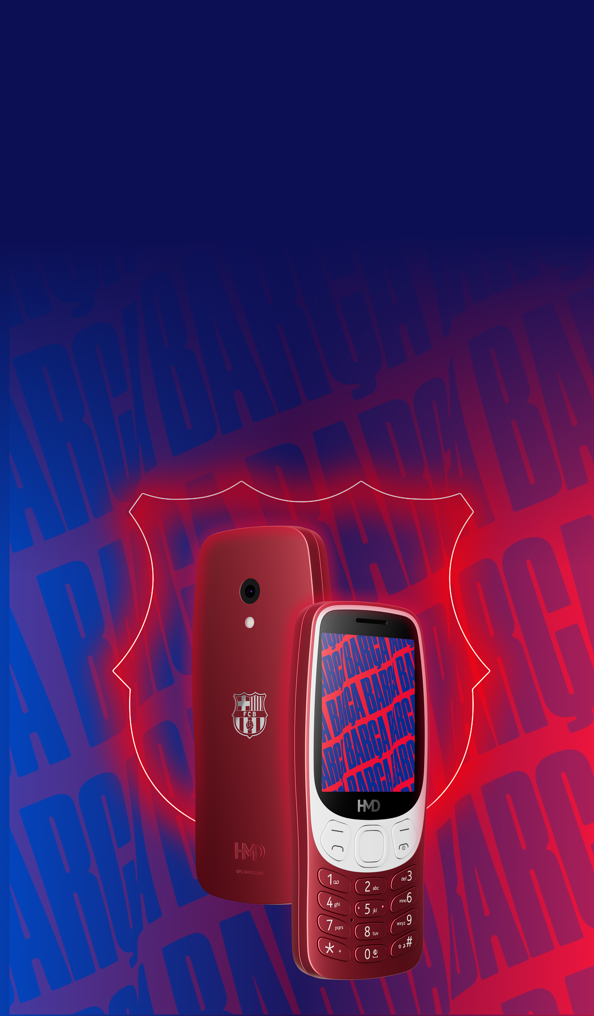 HMD Barça 3210 is a meeting of two icons