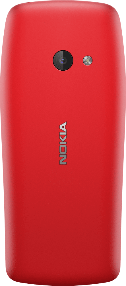 Enlarge Red Nokia 210 from Back