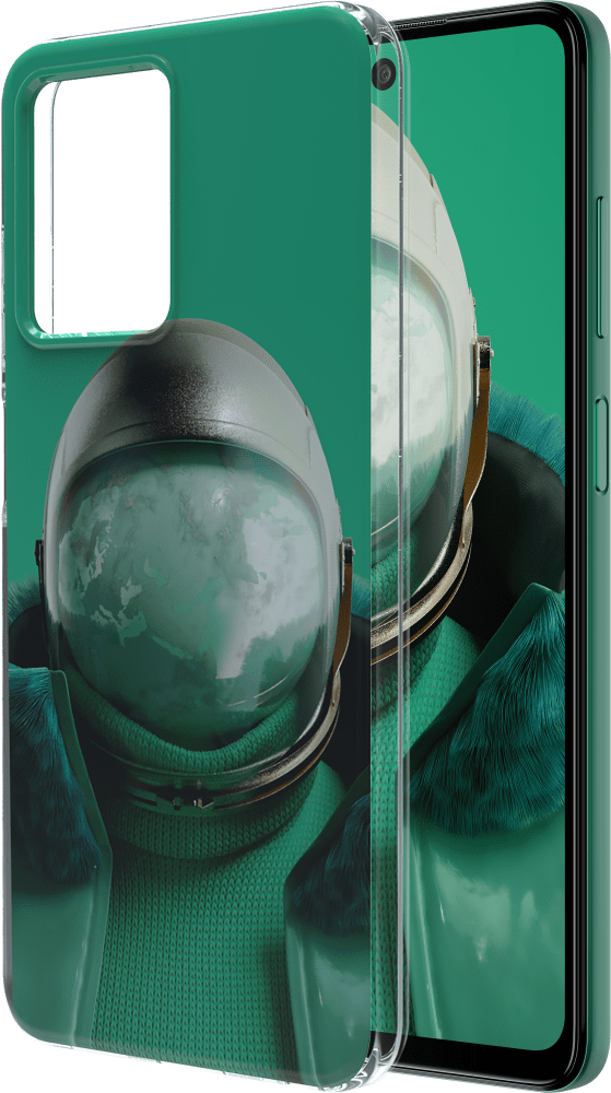 Enlarge Green Pulse Icon Case from Front and Back