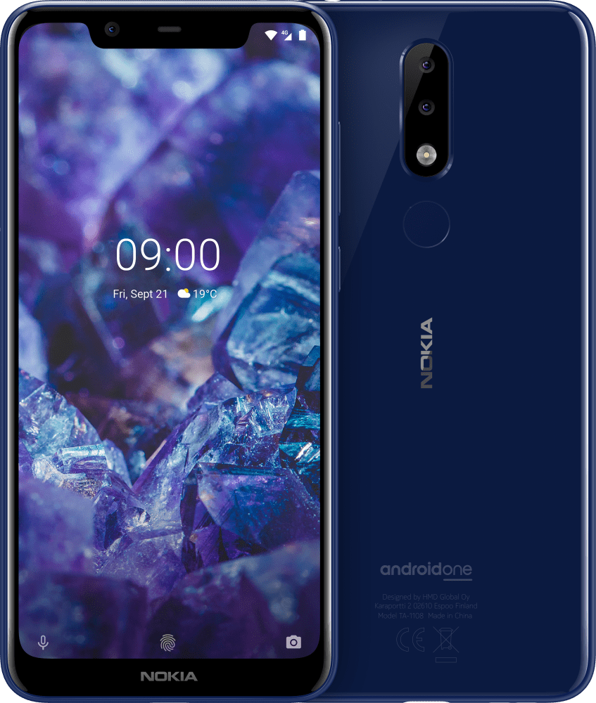 Enlarge Modra Nokia 5.1 Plus from Front and Back