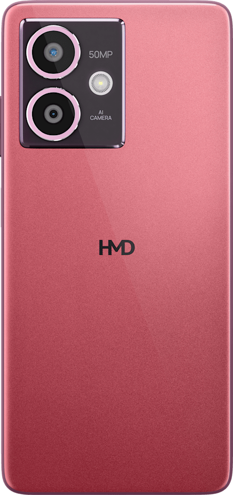 Royal Pink HMD Crest 5G from Back