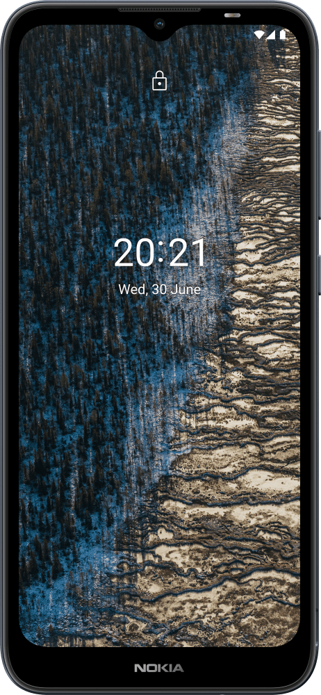 Powiększ: Niebieski Nokia C20 od Przedni