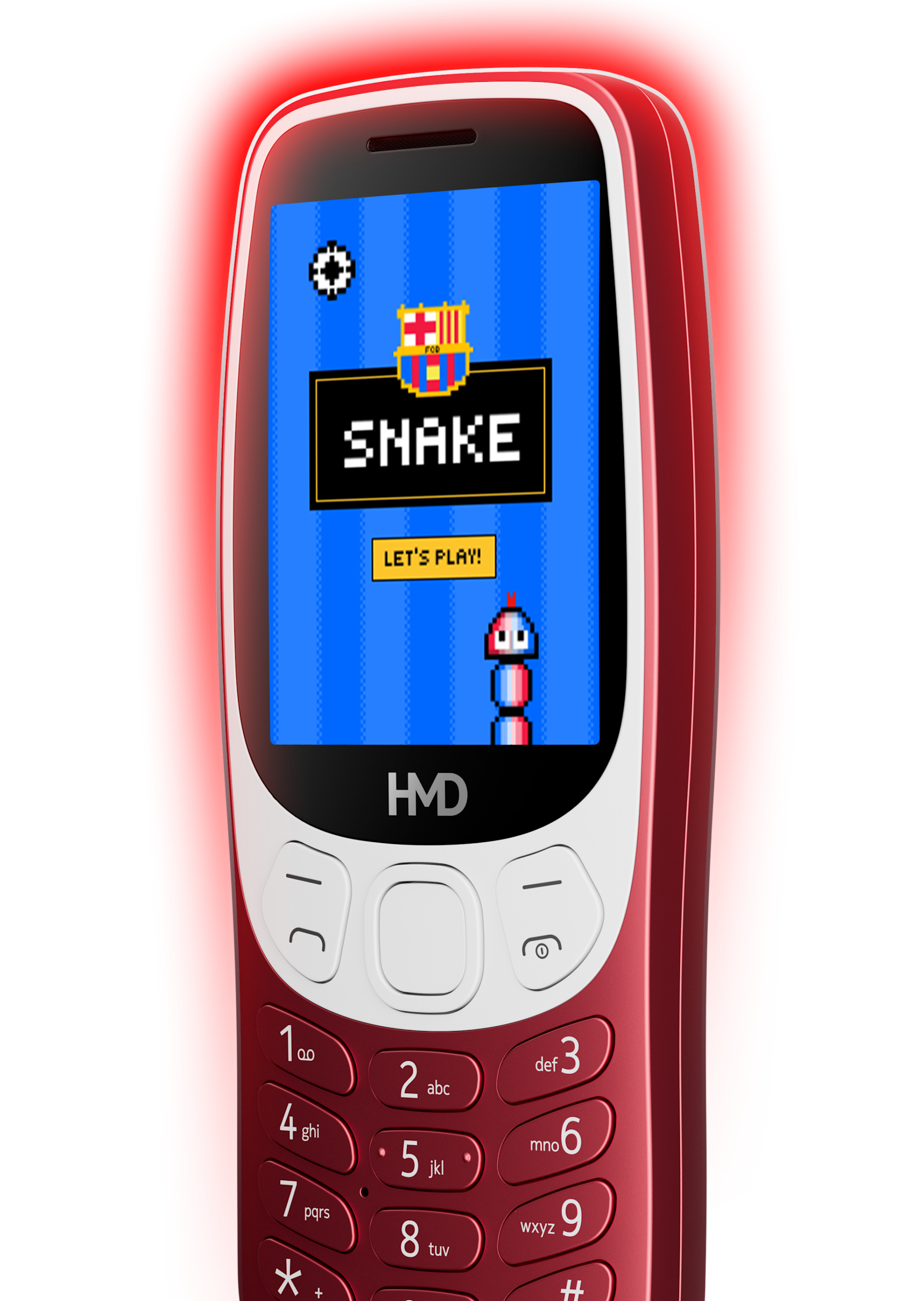 HMD Barca 3210 snake game