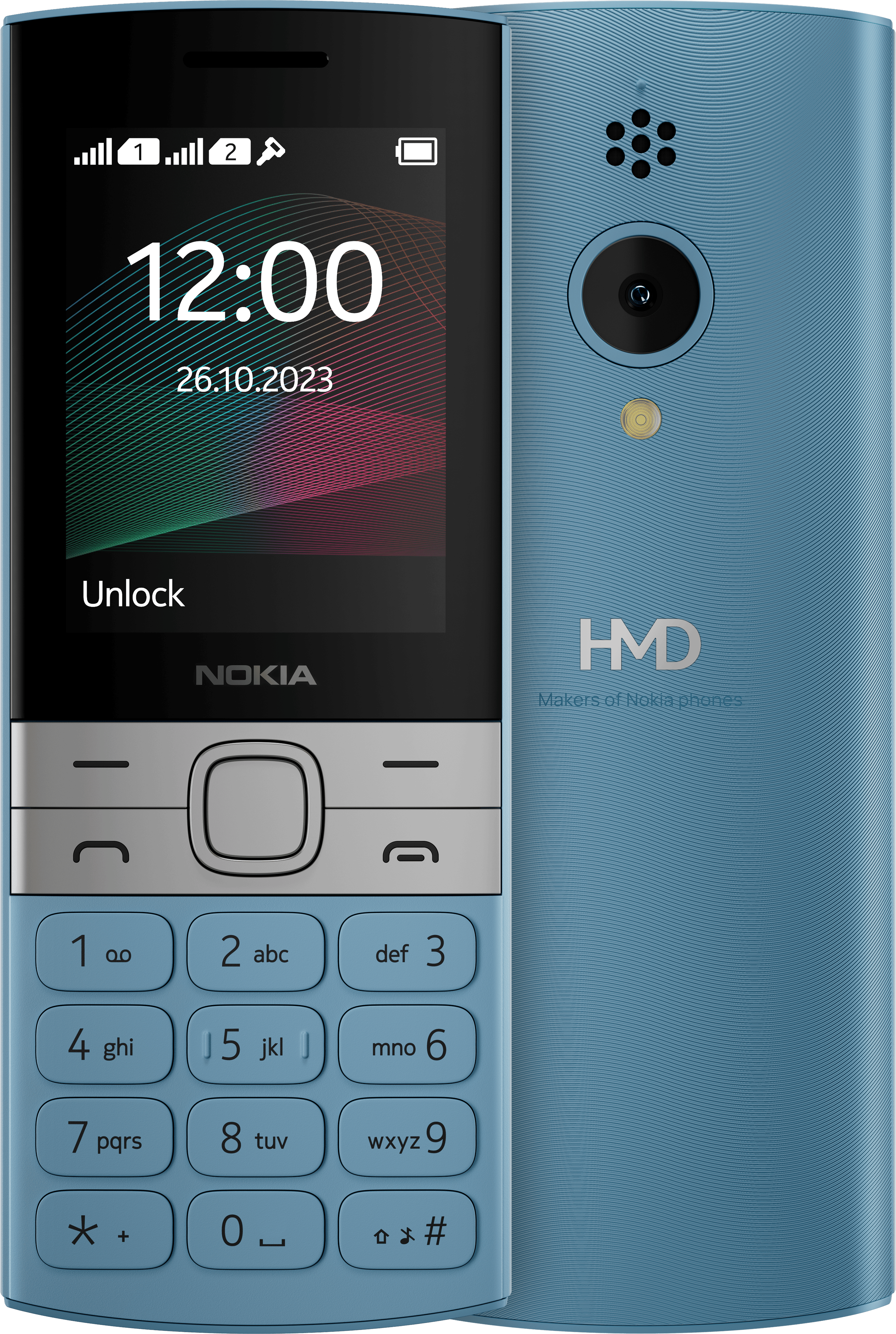 Cijan Nokia 150 (2023) from Front and Back