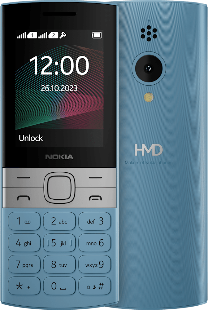 Cijan Nokia 150 (2023) from Front and Back