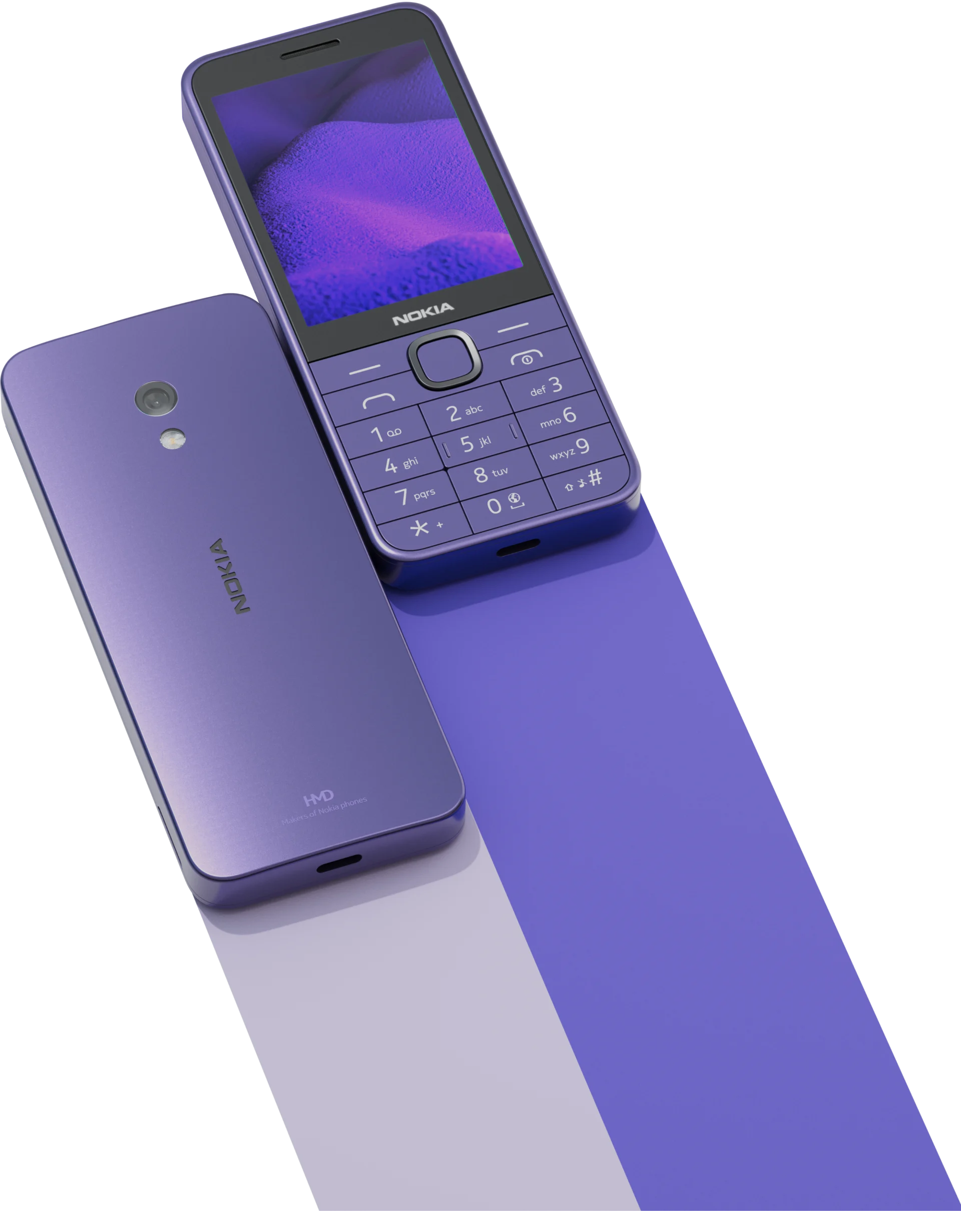 Nokia 235 4G (2024) feature phone in Purple