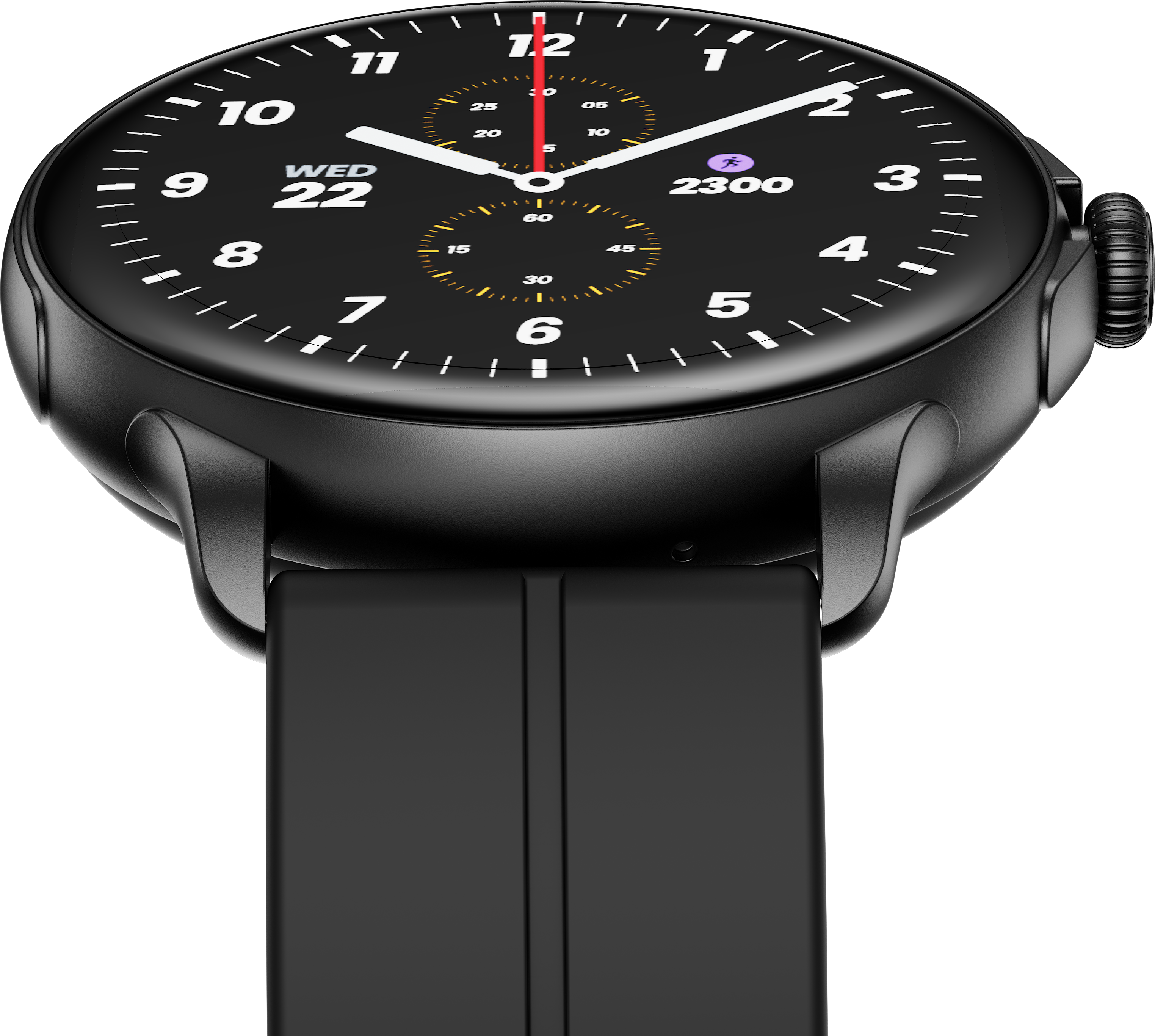 Czarny HMD WATCH X1 SMARTWATCH z Przedni