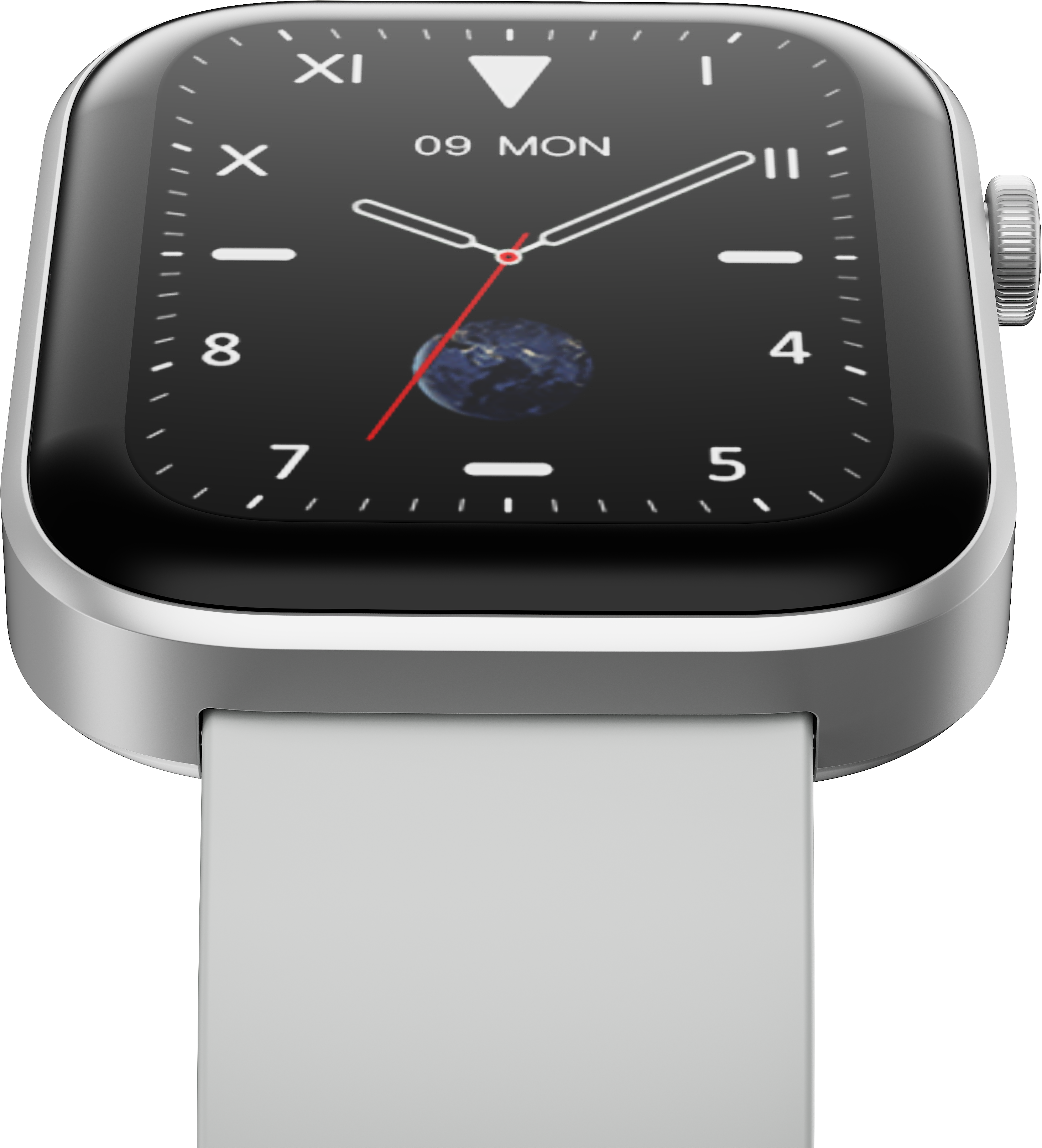 Silver HMD WATCH P1 SMARTWATCH from Front