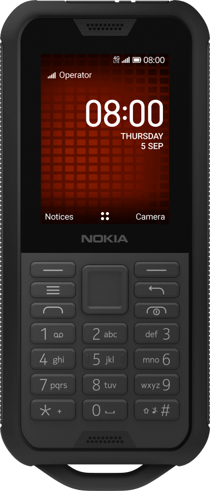 Enlarge Μαύρο Nokia 800 Tough from Front