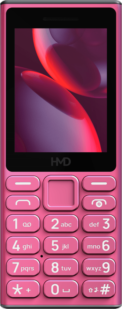 Enlarge Pink HMD 105 4G from Front