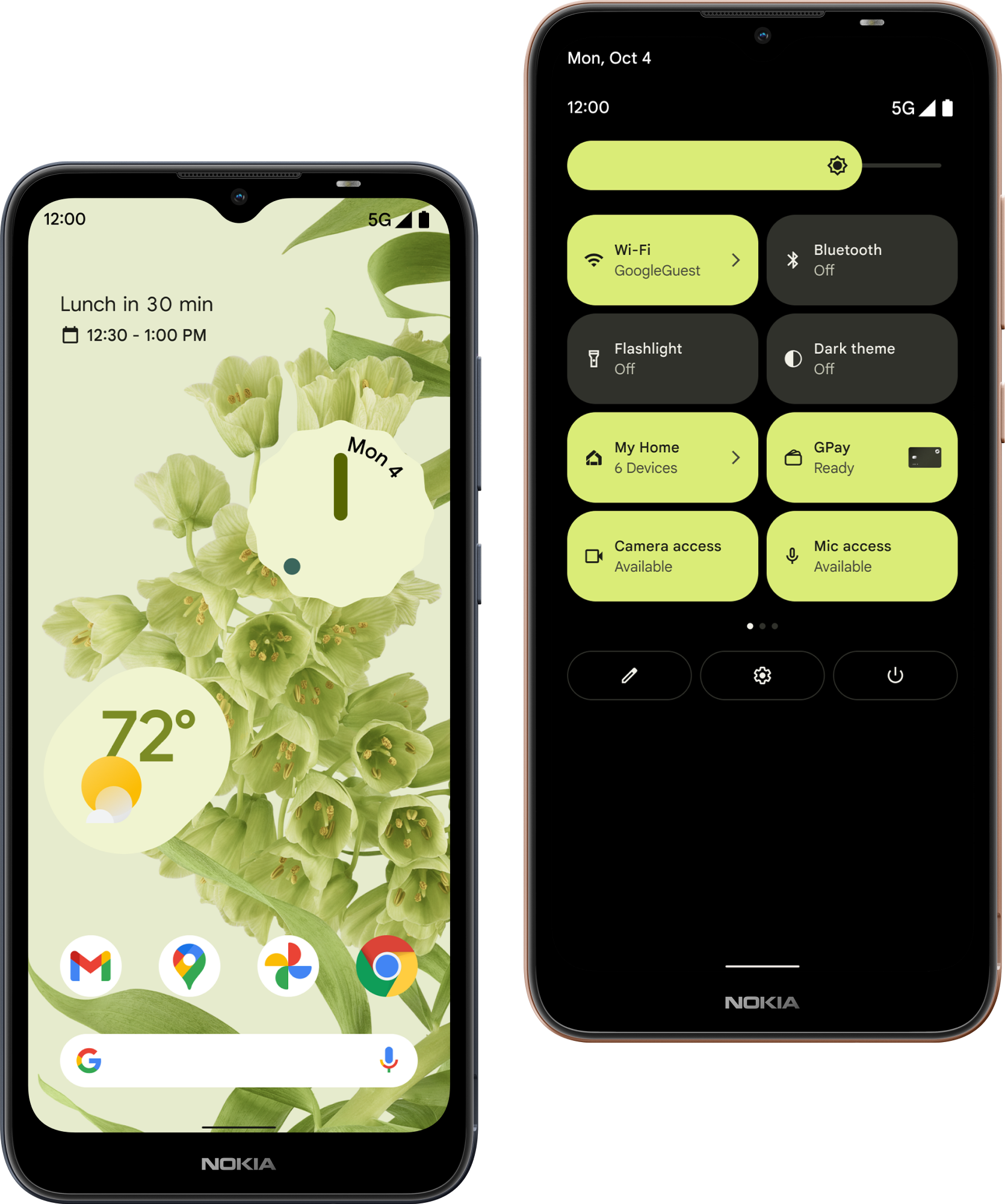 Nokia smartphones with latest Android 12 OS upgrades