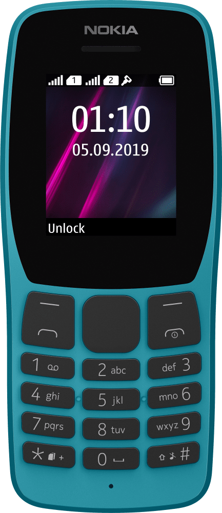 Enlarge Blå Nokia 110 (2019) from Front