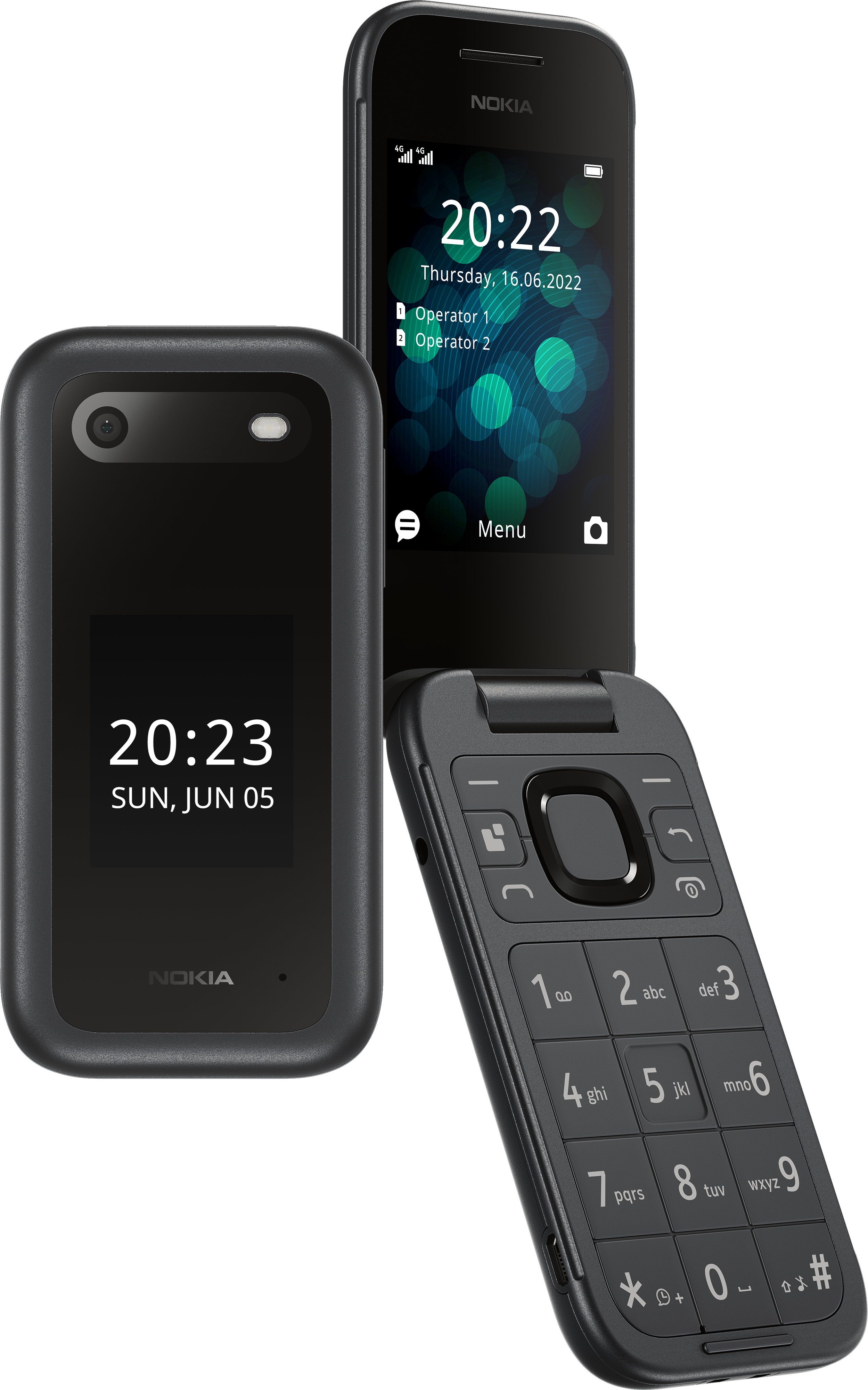 Black Nokia 2660 Flip 4G from 
