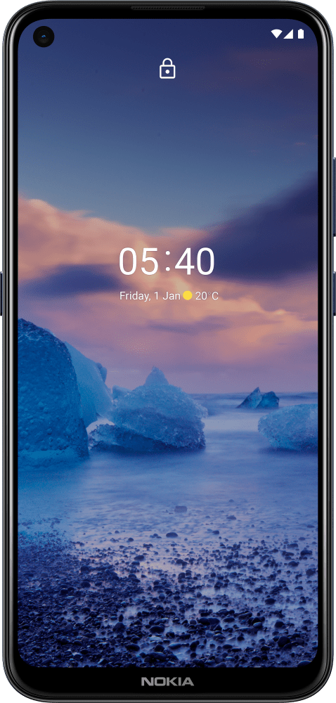 Enlarge Синій Nokia 5.4 from Front