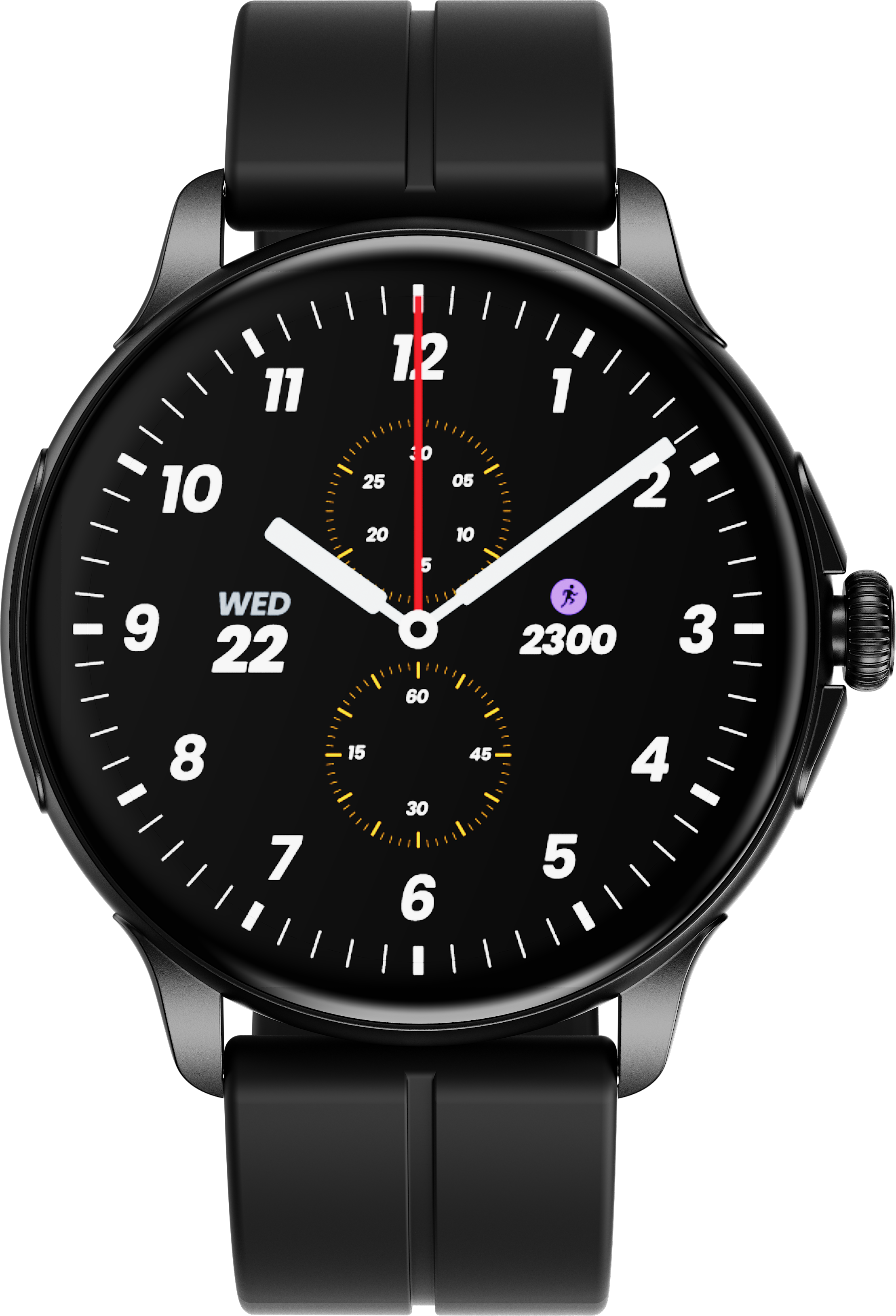 Czarny HMD WATCH X1 SMARTWATCH z Tył