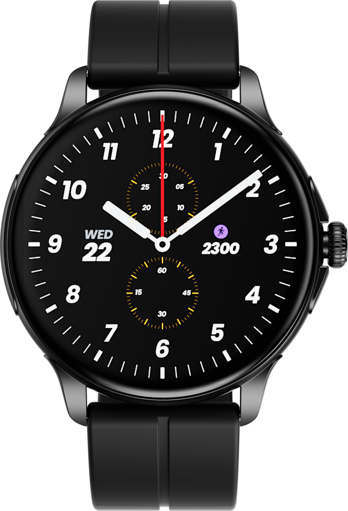 Czarny HMD WATCH X1 SMARTWATCH z Tył