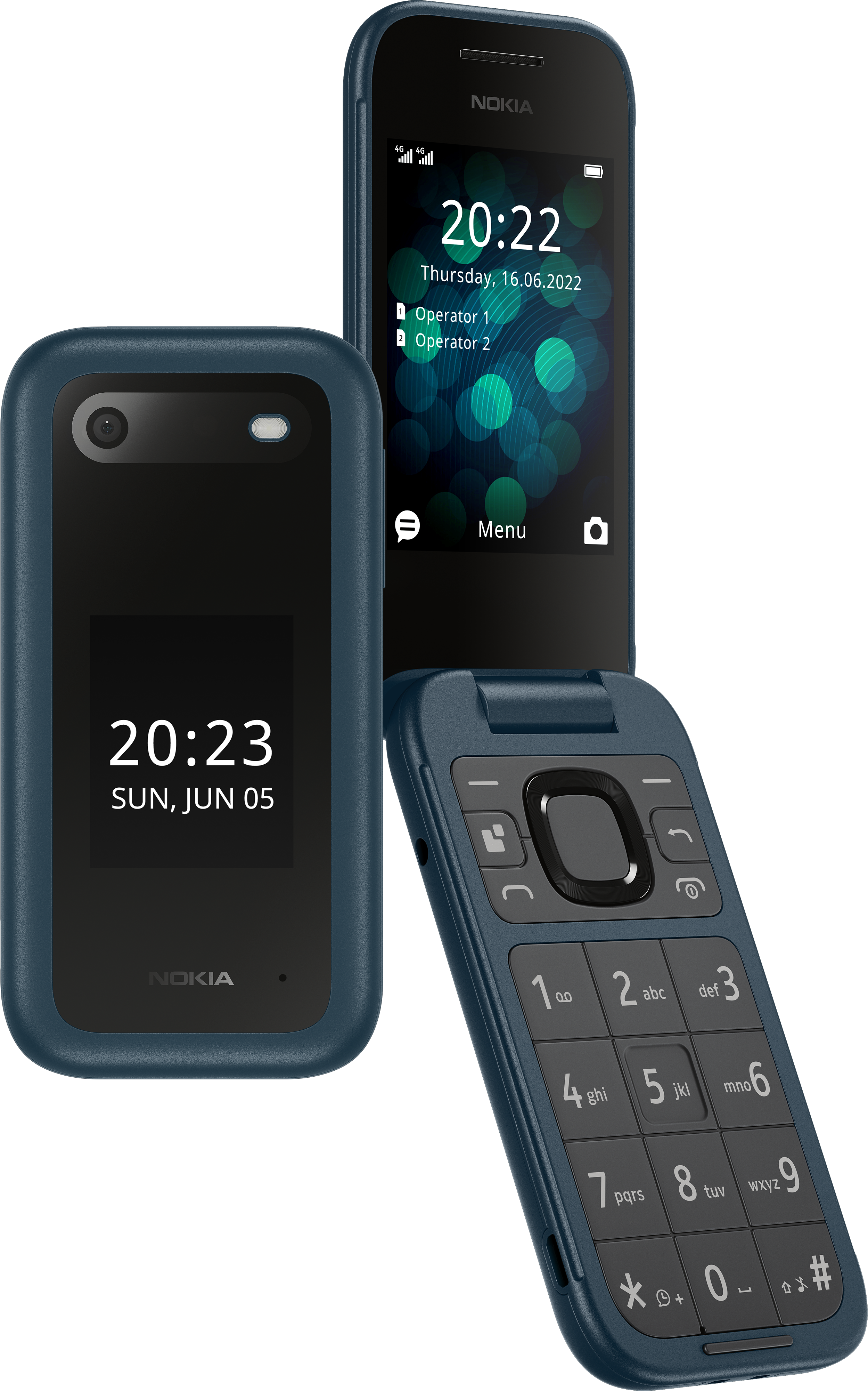 Nokia 2660 Flip 4G with 1-year replacement guarantee