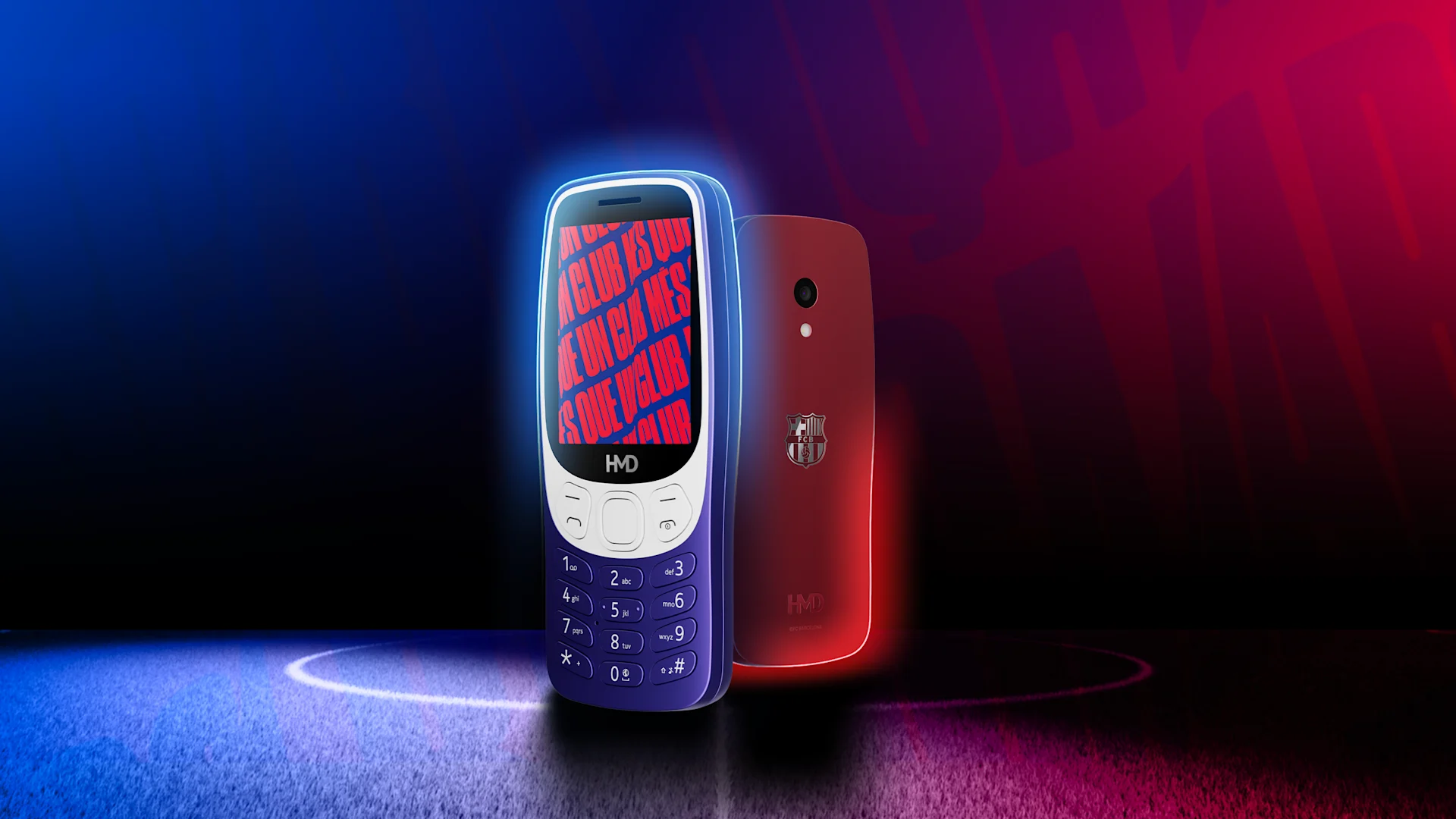 HMD Barça 3210 is Barca is designed for Barca fans