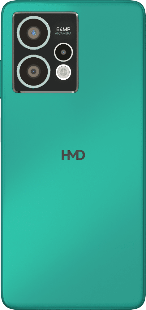 Enlarge Aqua Green HMD Crest Max 5G from Back