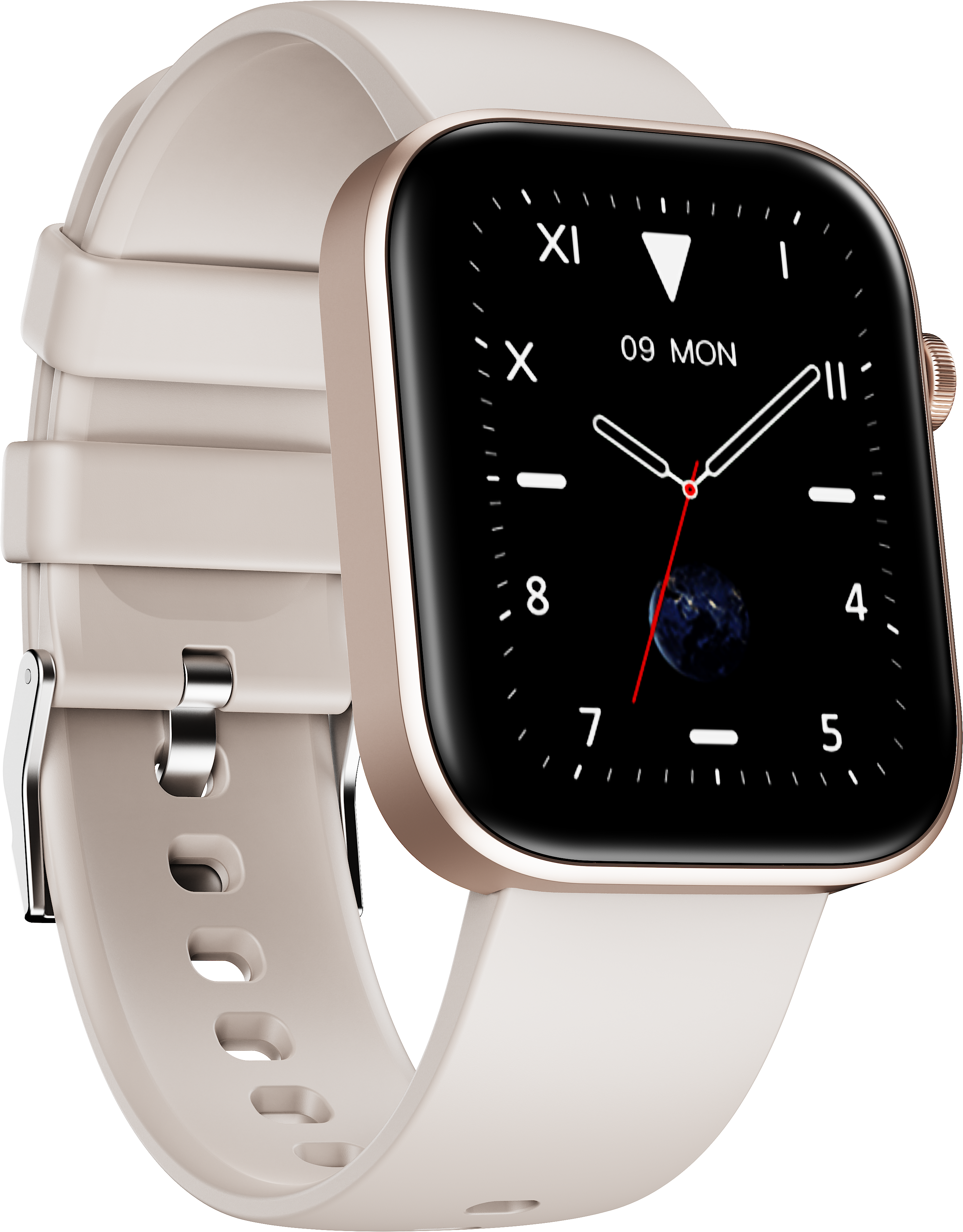 Rose Gold HMD WATCH P1 SMARTWATCH from Front and Back