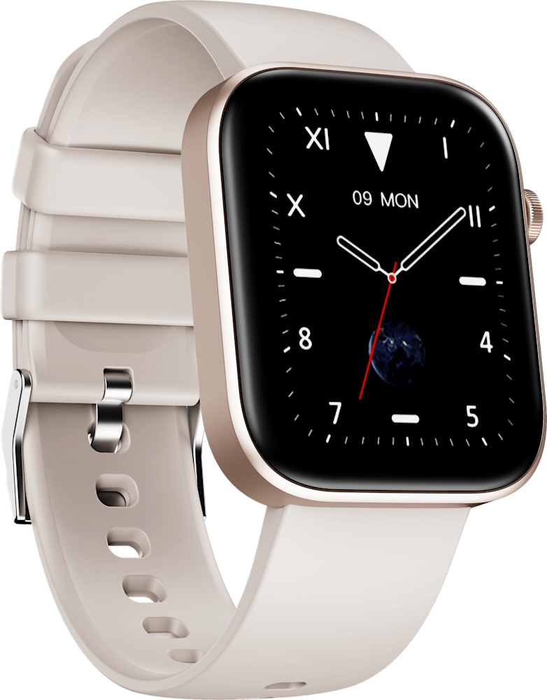 Rose Gold HMD WATCH P1 SMARTWATCH from Front and Back
