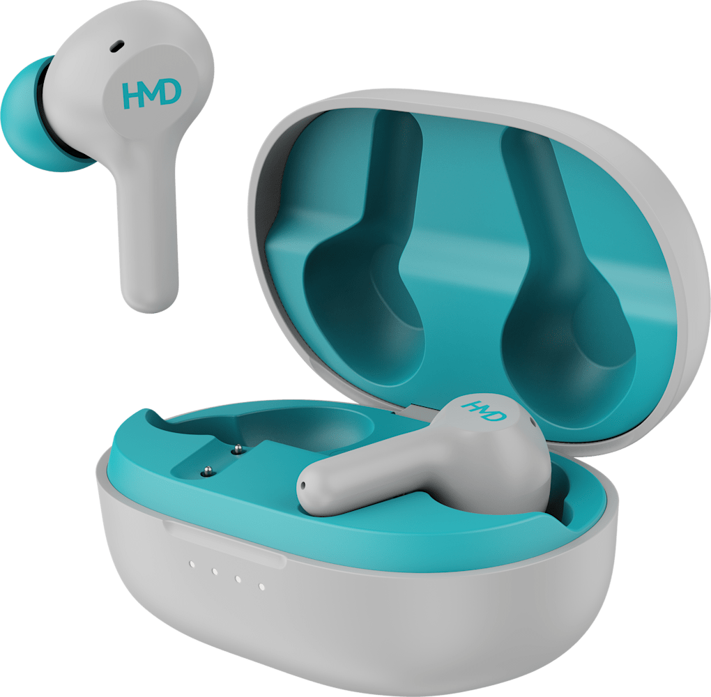 White HMD DUB P50 from Front and Back