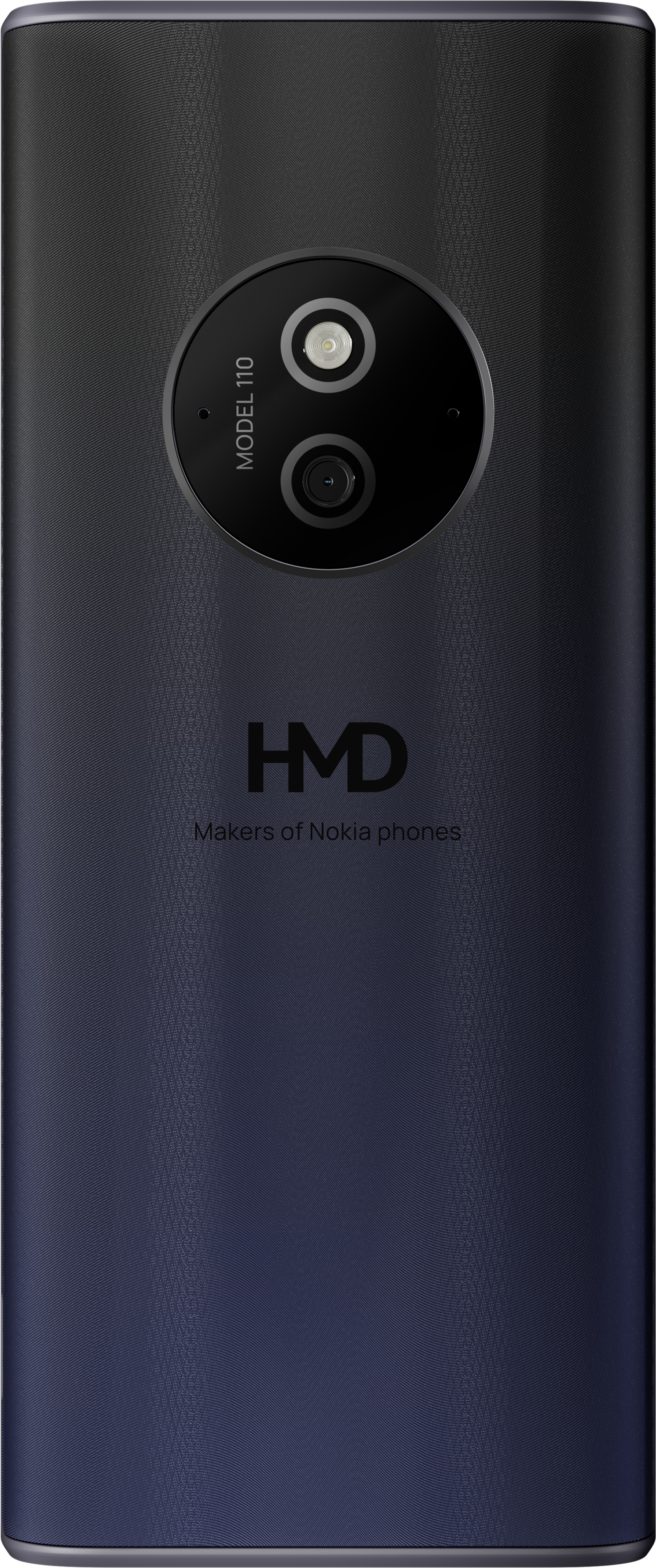 Negru Nokia 110 (2024) from Back