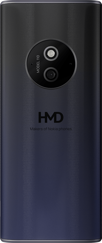 Negru Nokia 110 (2024) from Back