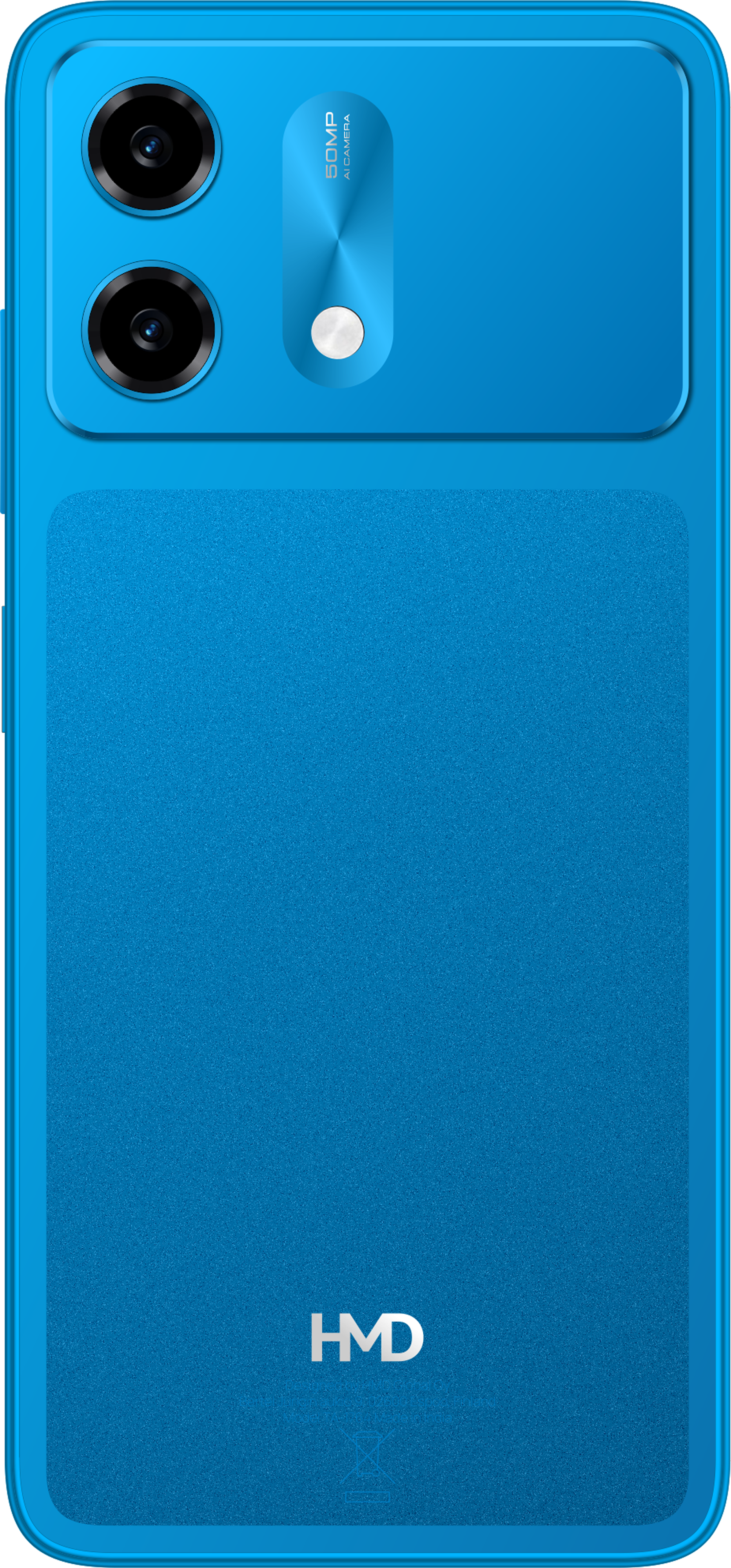 Nordic Blue HMD Vibe2 5G from Back