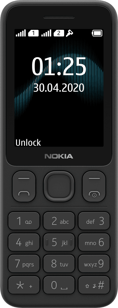 Enlarge Чорний Nokia 125 from Front