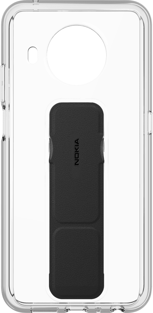Förstora Transparent Nokia X10 and Nokia X20 Grip and Stand Case från Front