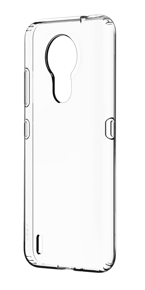 Vergroot Transparent Nokia 1.4 Clear Case van Achterzijde