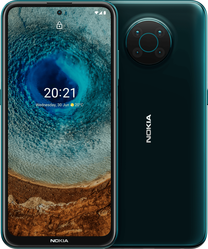 Enlarge Boja šume Nokia X10 from Front and Back
