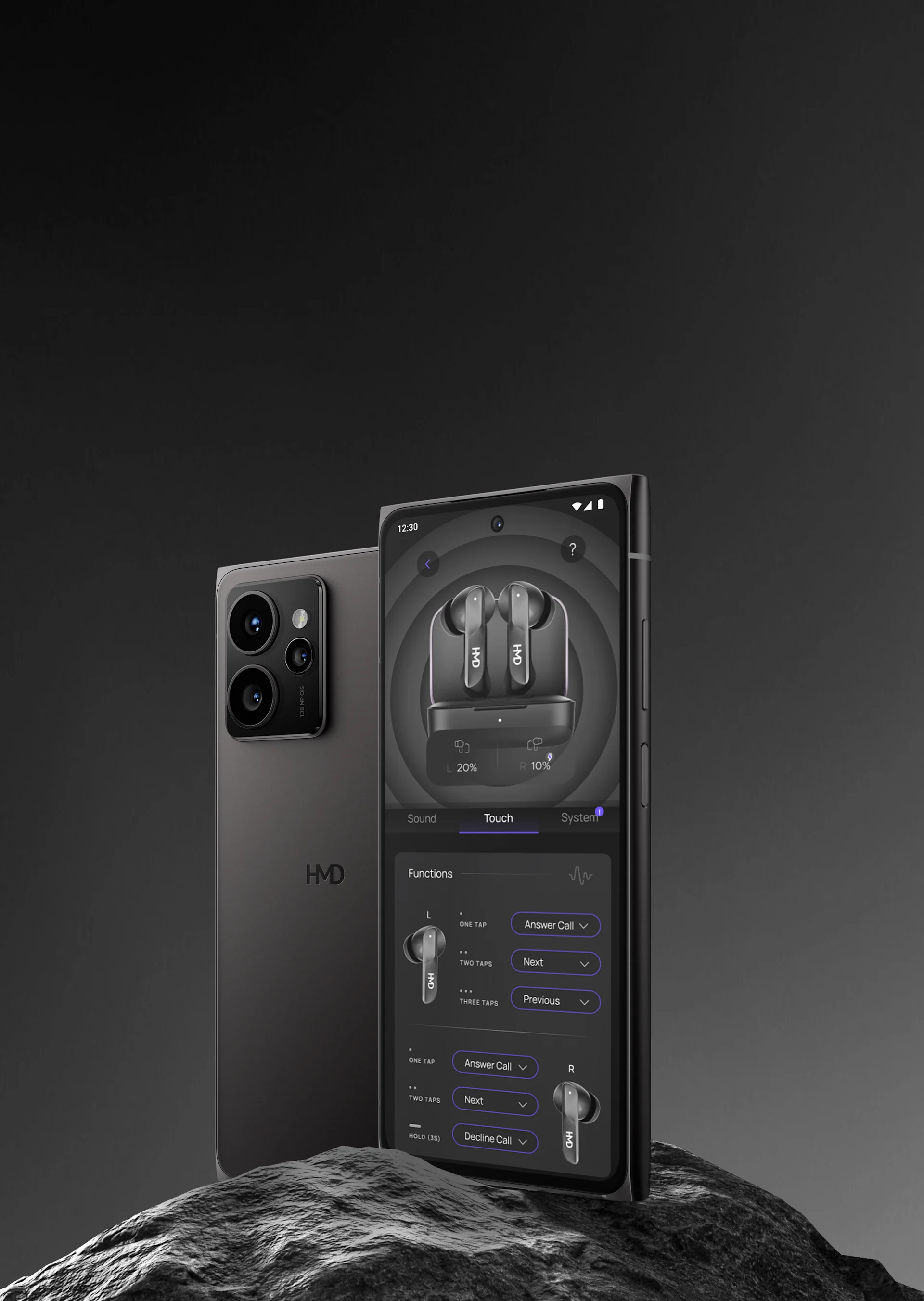 Control your experience with the HMD DUB Audio app