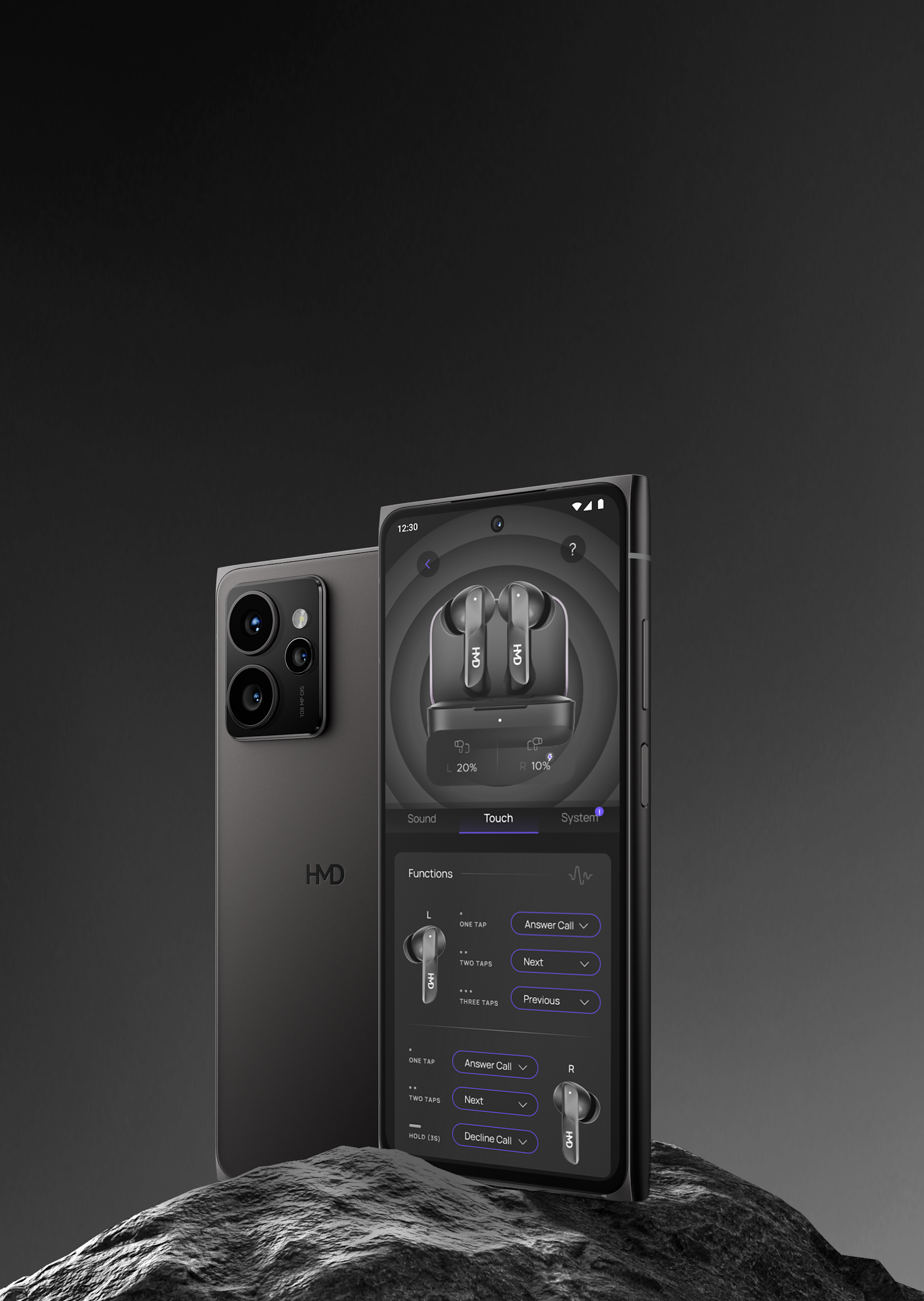 Control your experience with the HMD DUB Audio app