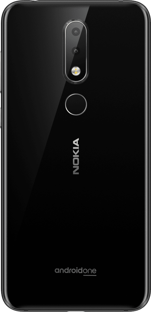 Enlarge Black Nokia 6.1 Plus from Back