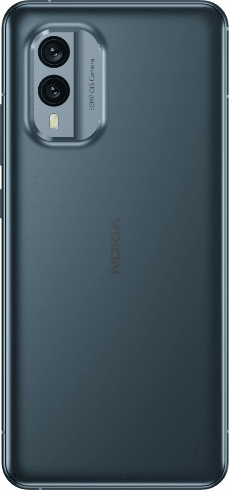 Enlarge Oblačno modra Nokia X30 5G from Back