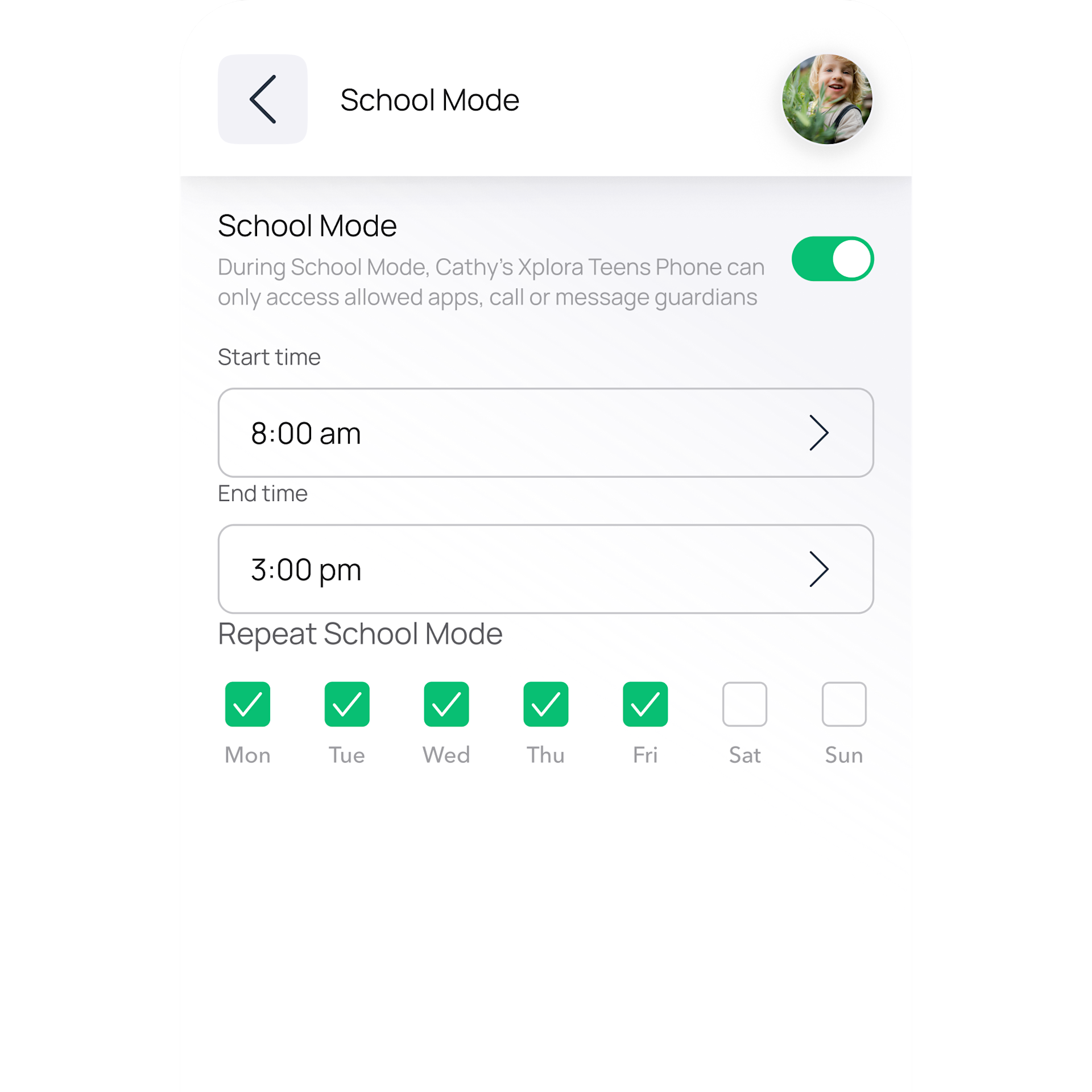 HMD Fusion X1 school mode feature for teen smartphone use.