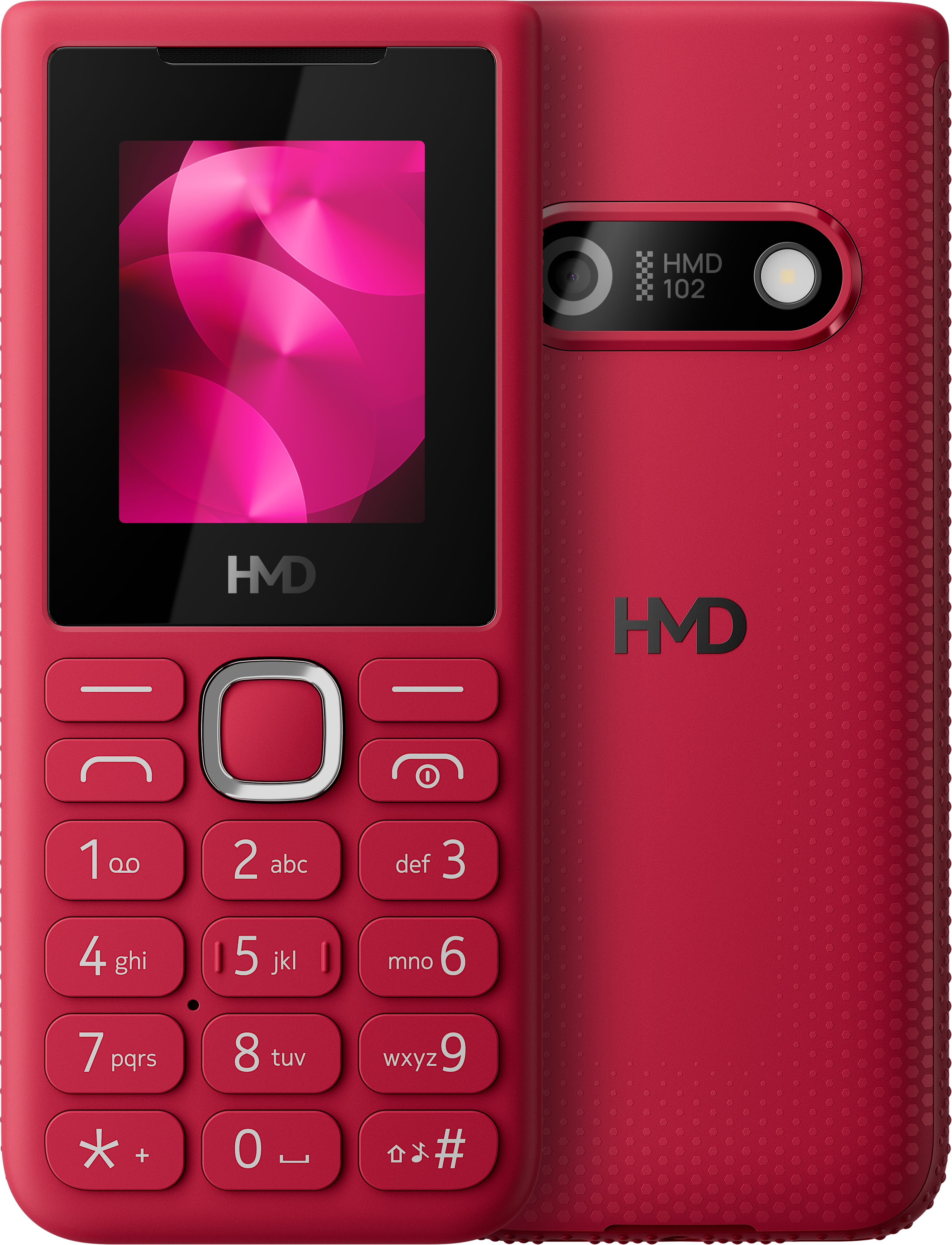 Red HMD 102 from Front and Back