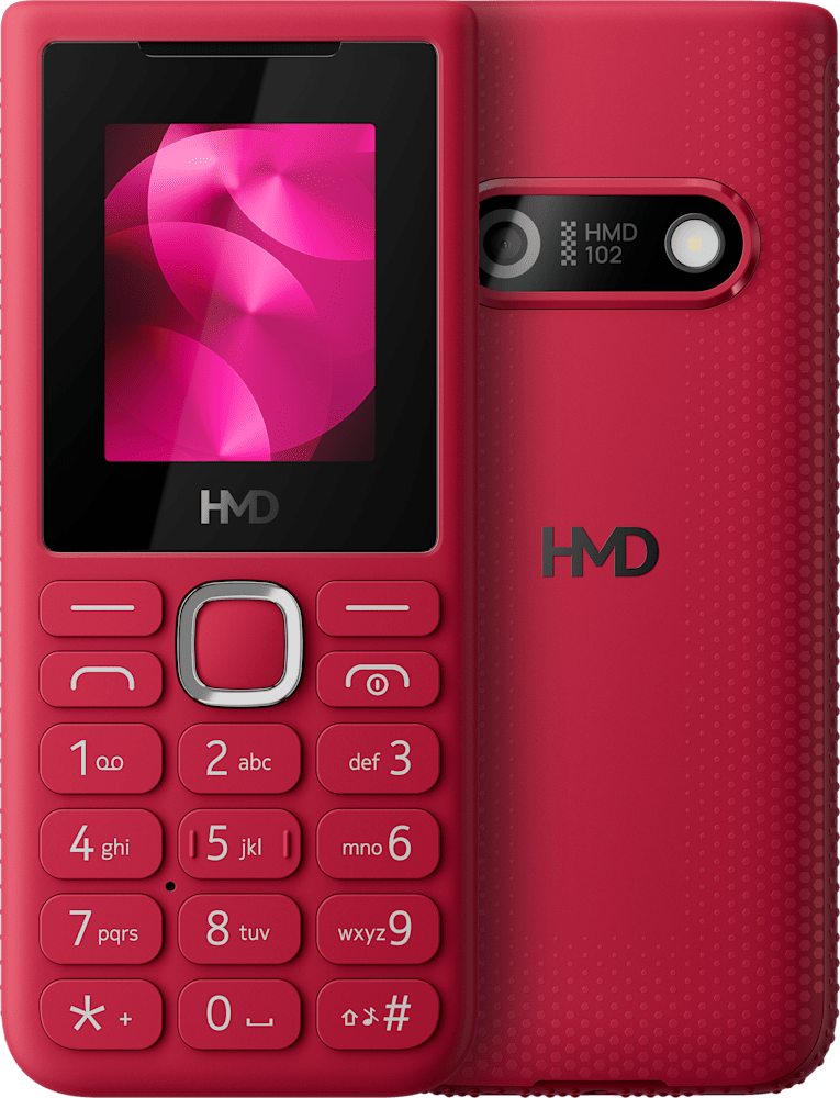 Red HMD 102 from Front and Back