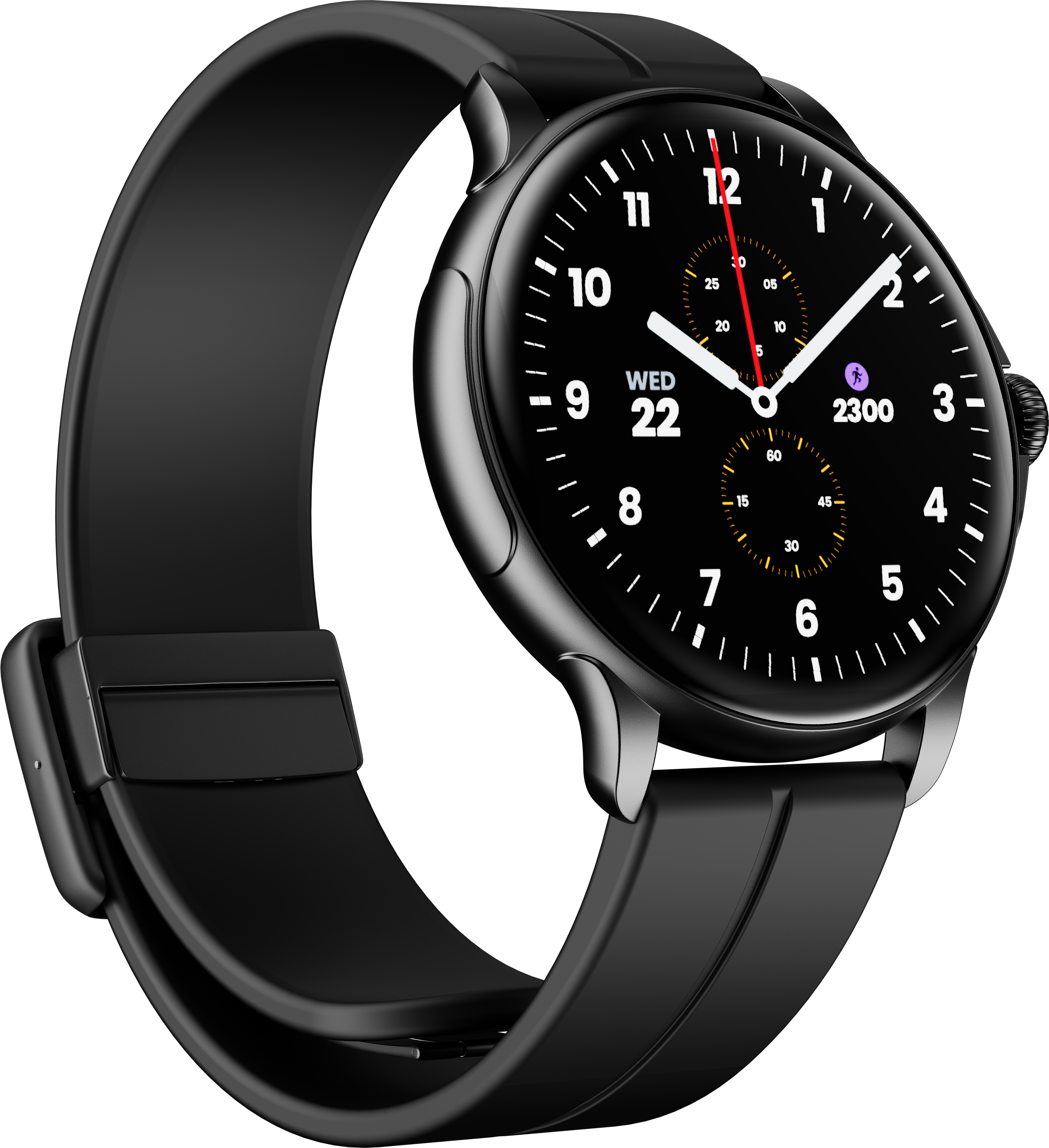 Czarny HMD WATCH X1 SMARTWATCH z Przód i tył