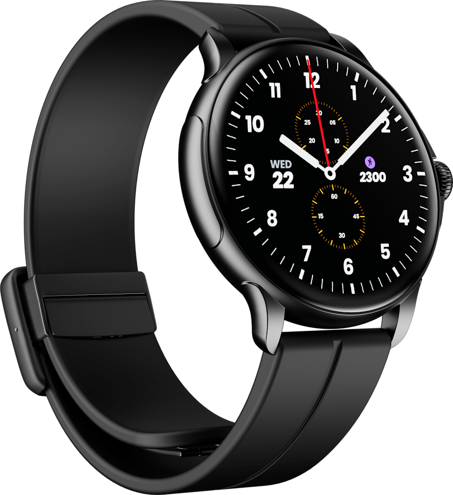 Czarny HMD WATCH X1 SMARTWATCH z Przód i tył