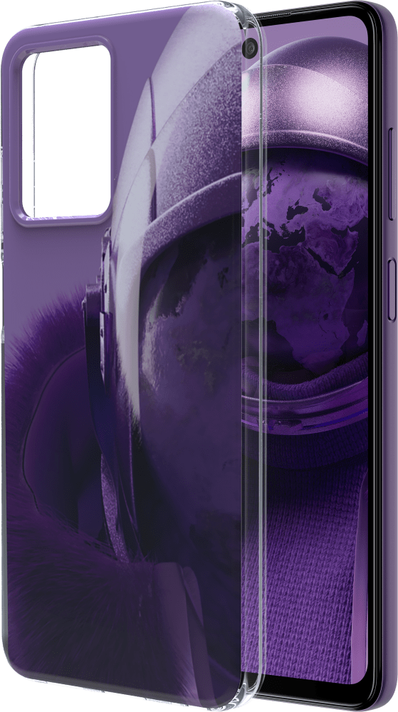 Enlarge Purple HMD Pulse Icon Case from Front and Back