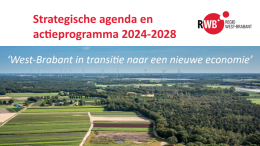 Coverbeeld Strategische agenda en actieprogramma