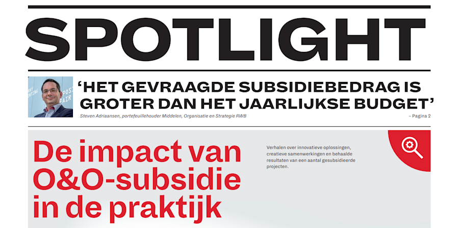 Spotlight: Innovatiekrant van het Onderzoek & Ontwikkelfonds