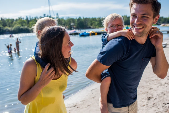 img familj strand